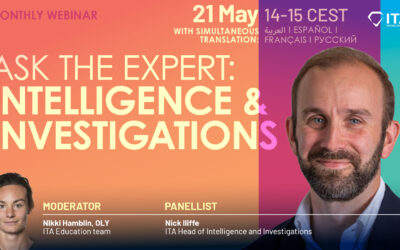 Join ITA’s next webinar, Ask the Expert: Intelligence & Investigations.